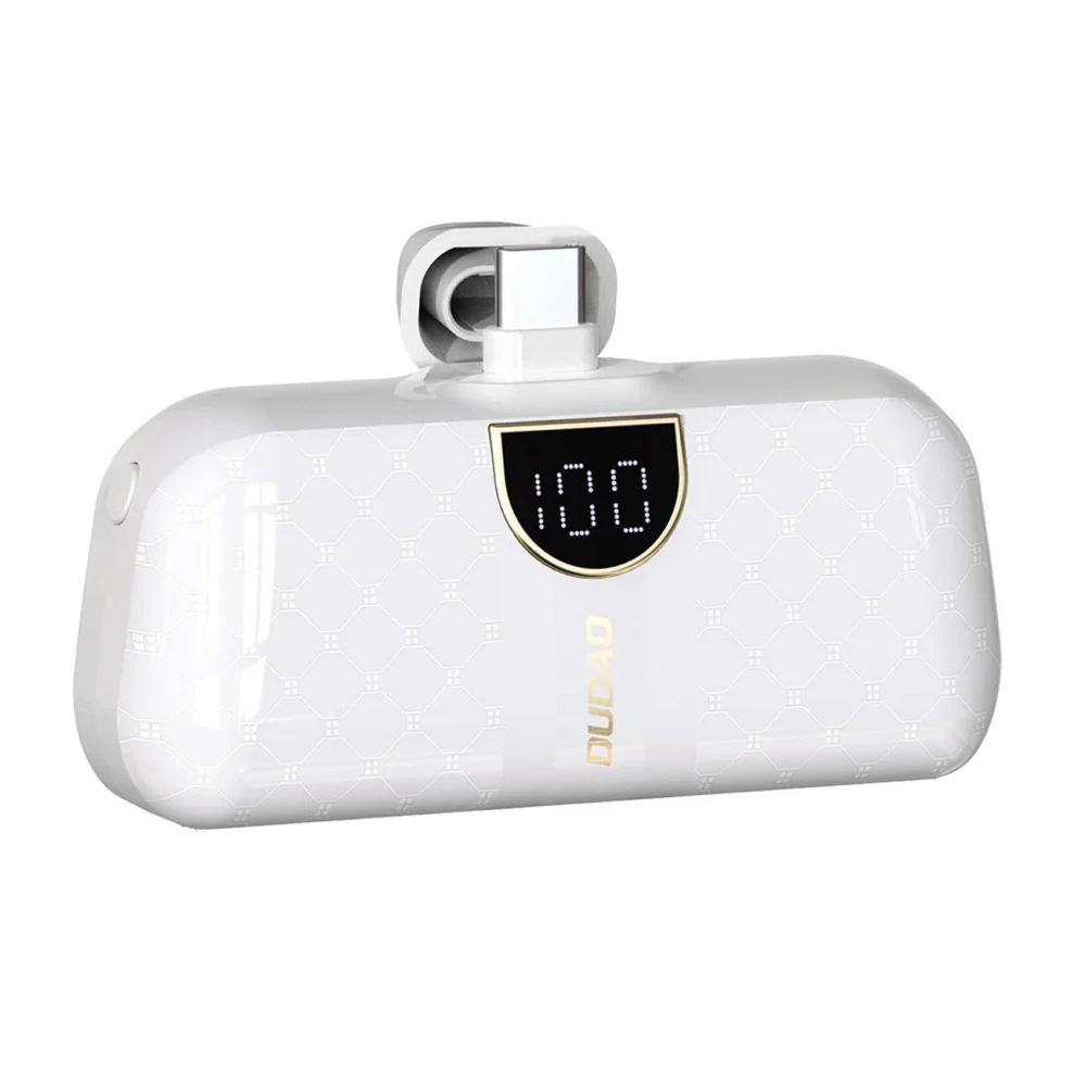 Powerbank Dudao K20SC 5000mAh mini 2x USB-C - whiteeng