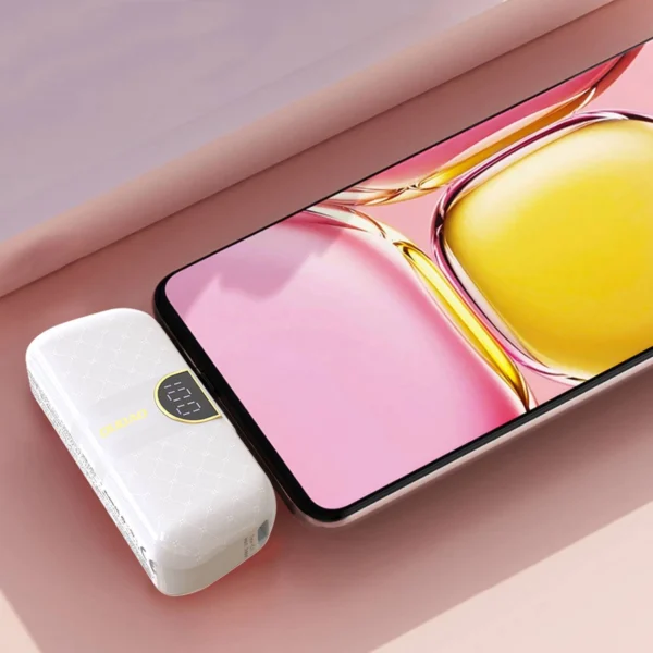 Powerbank Dudao K20SC 5000mAh mini 2x USB-C - whiteeng