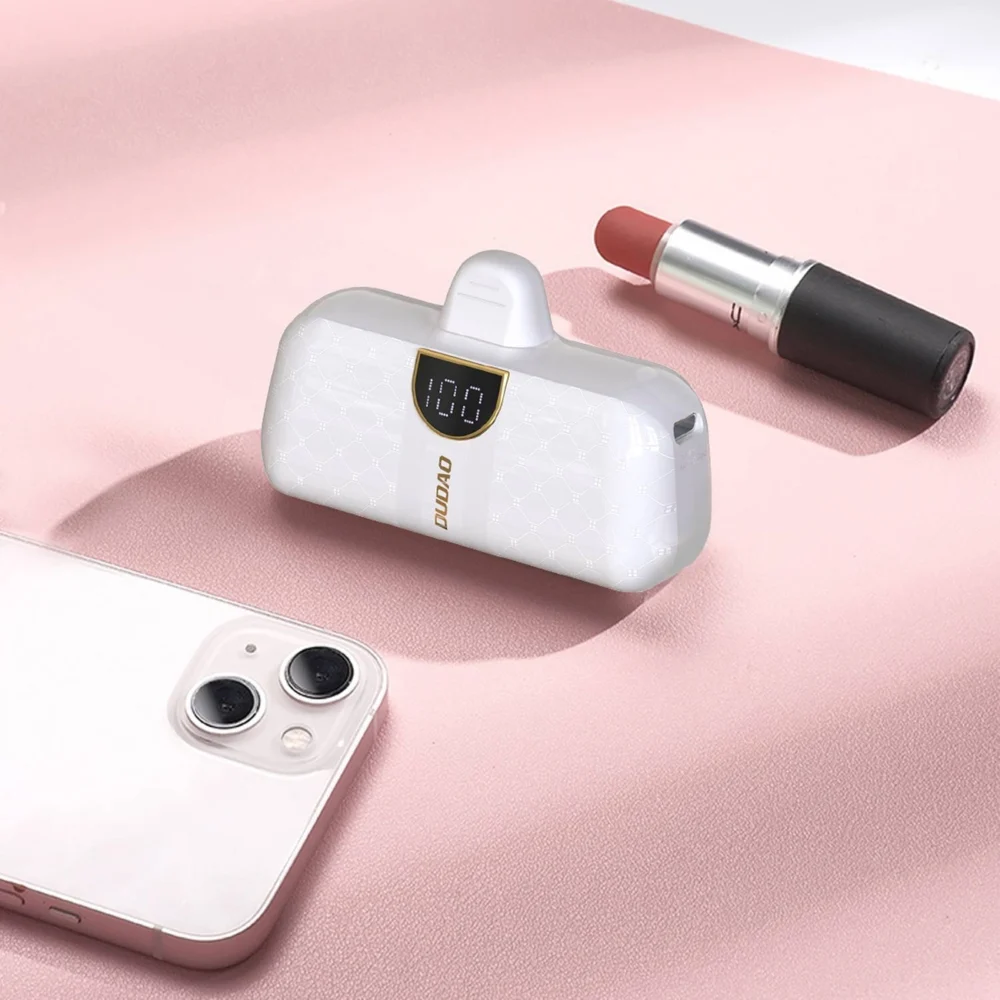 Powerbank Dudao K20SC 5000mAh mini 2x USB-C - whiteeng