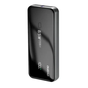 Dudao K65 20000mAh 65W Powerbank 1x USB-C 2x USB-A with display - blackeng