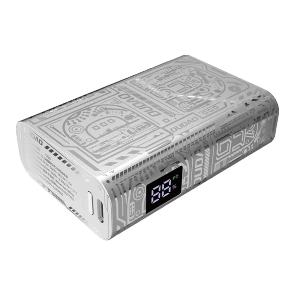 Dudao K20 USB-A / USB-C Powerbank 10000mAh 22.5W - silvereng