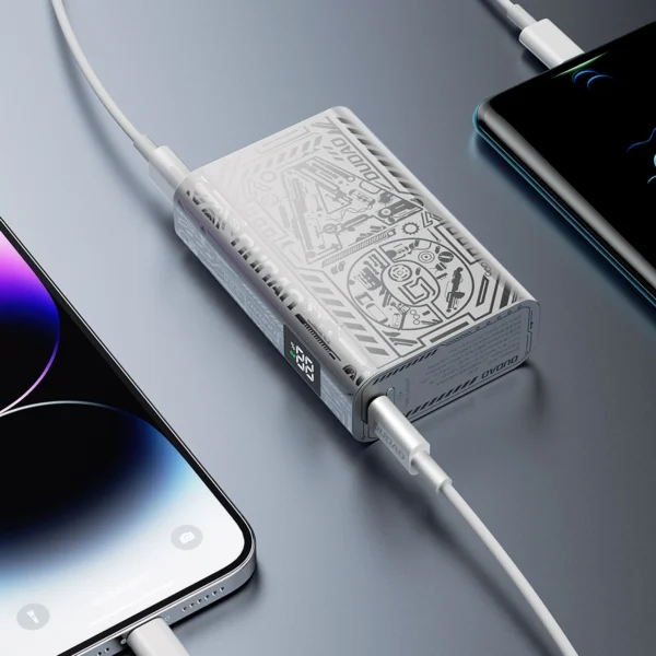 Dudao K20 USB-A / USB-C Powerbank 10000mAh 22.5W - silvereng