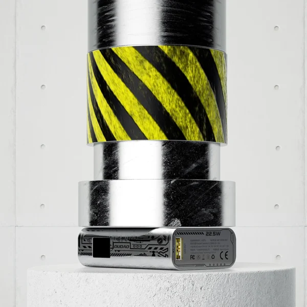Dudao K20 USB-A / USB-C Powerbank 10000mAh 22.5W - silvereng
