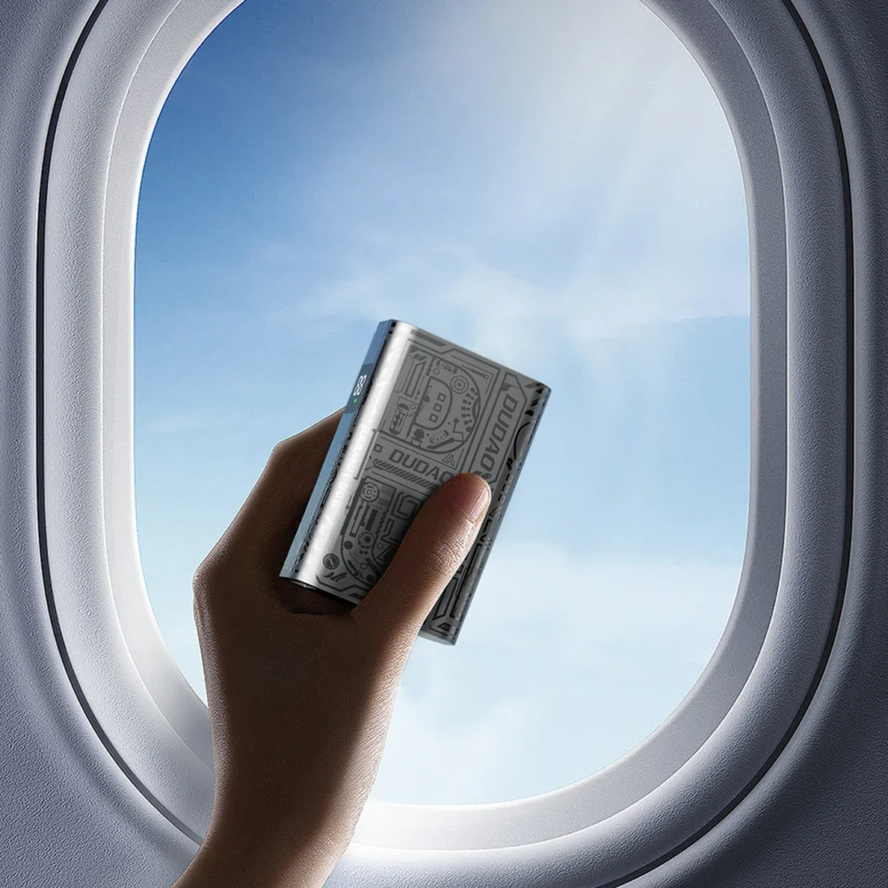 Dudao K20 USB-A / USB-C Powerbank 10000mAh 22.5W - silvereng