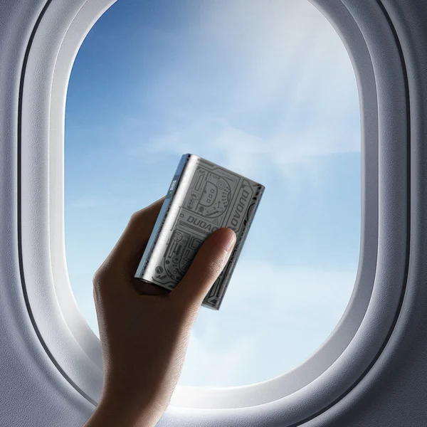 Dudao K20 USB-A / USB-C Powerbank 10000mAh 22.5W - silvereng