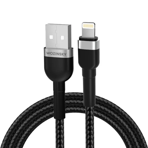 Wozinsky WNBAL1 USB-A / Lightning 2.4A cable 1 m - blackeng