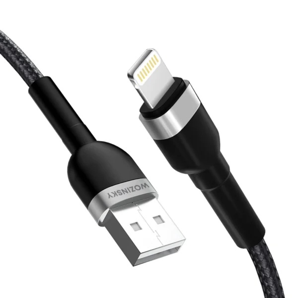 Wozinsky WNBAL1 USB-A / Lightning 2.4A cable 1 m - blackeng