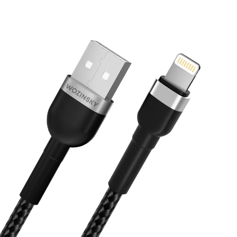 Wozinsky WNBAL1 USB-A / Lightning 2.4A cable 1 m - blackeng