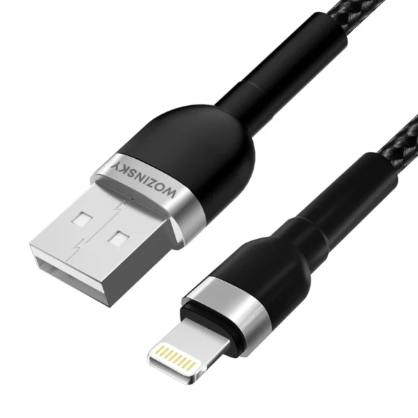 Wozinsky WNBAL1 USB-A / Lightning 2.4A cable 1 m - blackeng