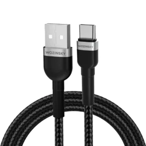Wozinsky WNBAC1 USB-A / USB-C 2.4A cable 1 m - blackeng
