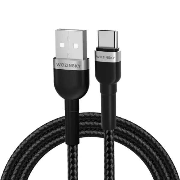 Wozinsky WNBAC1 USB-A / USB-C 2.4A cable 1 m - blackeng