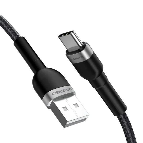 Wozinsky WNBAC1 USB-A / USB-C 2.4A cable 1 m - blackeng