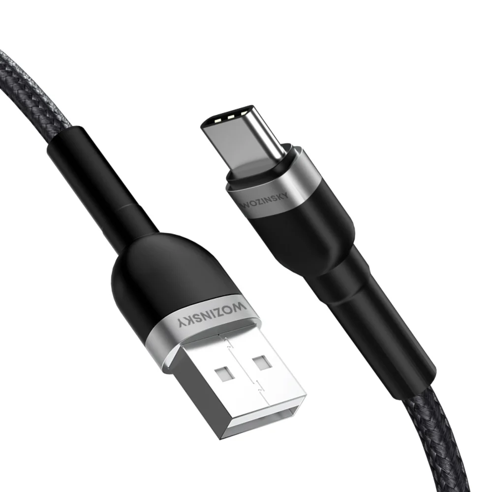 Wozinsky WNBAC2 USB-A / USB-C 2.4A cable 2 m - blackeng