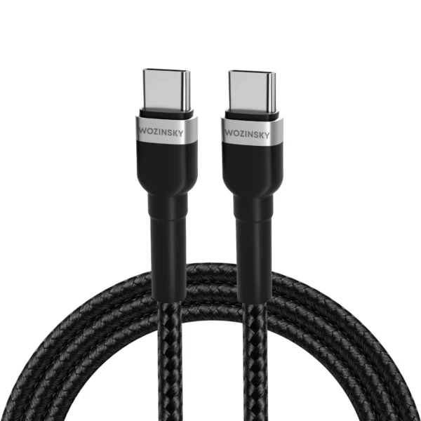 Wozinsky WNBCC2 USB-C / USB-C PD 65W cable 2 m - blackeng
