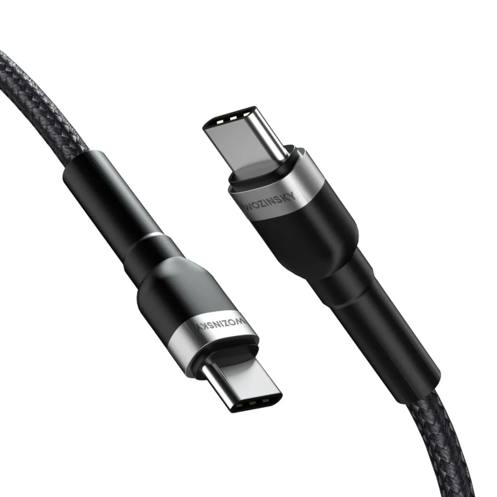 Wozinsky WNBCC2 USB-C / USB-C PD 65W cable 2 m - blackeng