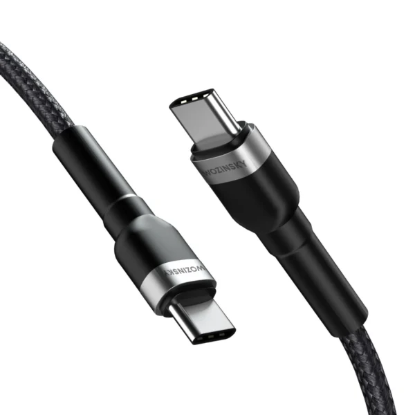Wozinsky WNBCC2 USB-C / USB-C PD 65W cable 2 m - blackeng