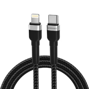 Wozinsky WNBCL1 Lightning / USB-C PD 30W cable 1 m - blackeng