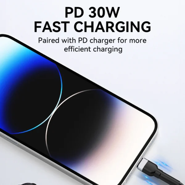 Wozinsky WNBCL2 Lightning / USB-C PD 30W cable 2 m - blackeng