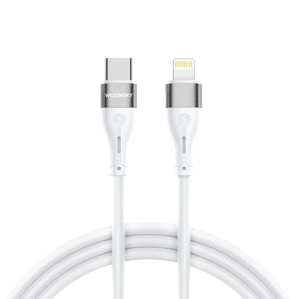 Wozinsky WSTCL1 Lightning / USB-C PD 27W cable 1 m - whiteeng