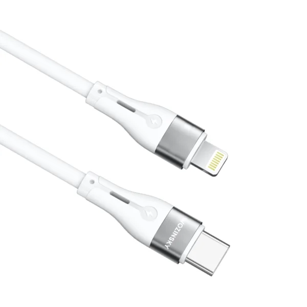 Wozinsky WSTCL1 Lightning / USB-C PD 27W cable 1 m - whiteeng