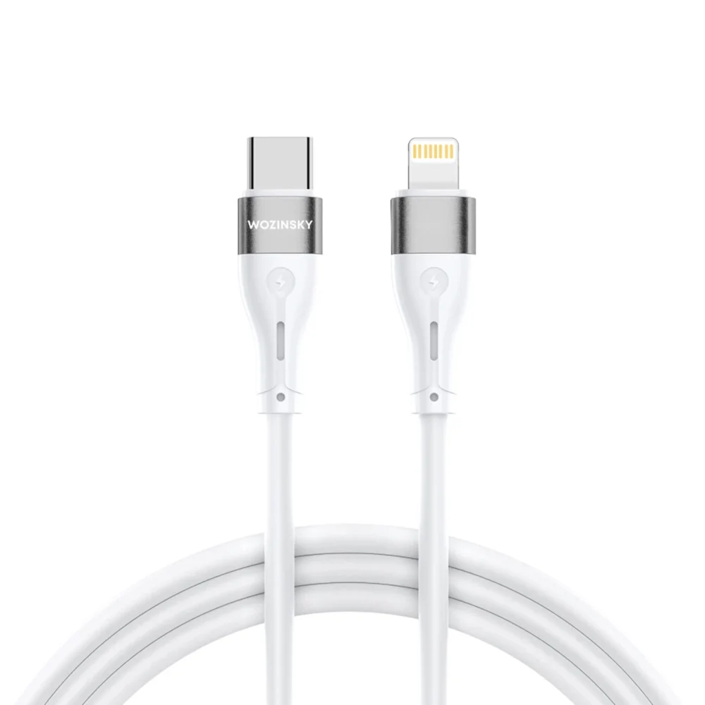 Wozinsky WSTCL2 Lightning / USB-C PD 27W cable 2 m - whiteeng