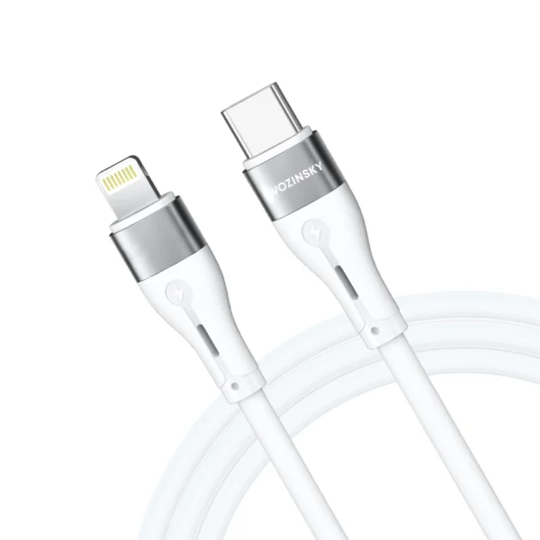 Wozinsky WSTCL2 Lightning / USB-C PD 27W cable 2 m - whiteeng