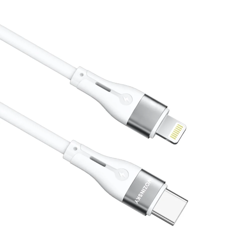 Wozinsky WSTCL2 Lightning / USB-C PD 27W cable 2 m - whiteeng