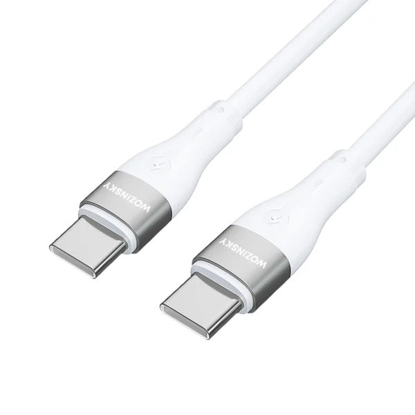 Wozinsky WSTCC2 USB-C / USB-C PD 65W cable 2 m - whiteeng