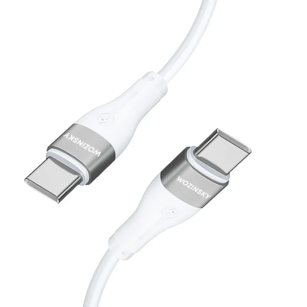 Wozinsky WSTCC2 USB-C / USB-C PD 65W cable 2 m - whiteeng