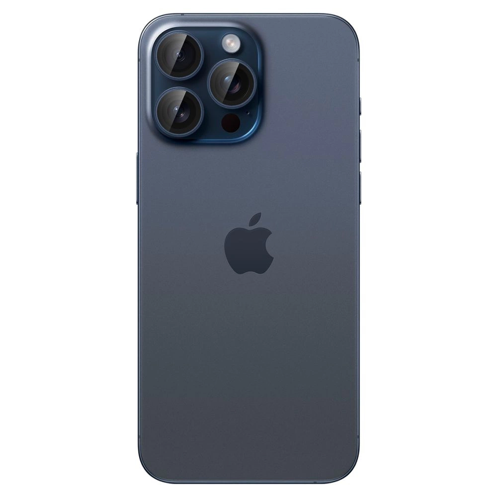 Spigen Optik.tR EZ Fit Camera Protector for iPhone 14 Pro / Pro Max / 15 Pro / Pro Max - Titanium Blue 2 pcs.eng