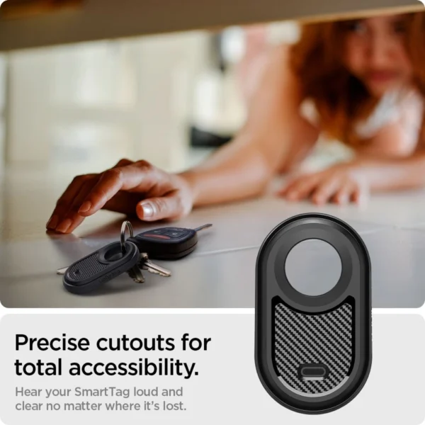 Spigen Rugged Armor Case for Samsung Galaxy SmartTag 2 - Matte Blackeng