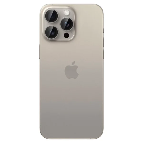 Spigen Optik.tR EZ Fit Camera Protector for iPhone 14 Pro / Pro Max / 15 Pro / Pro Max - Natural Titanium 2 pcs.eng
