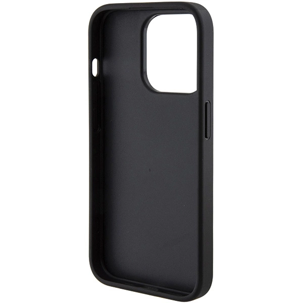 Guess Grip Stand 4G Triangle Strass case for iPhone 15 Pro - blackeng