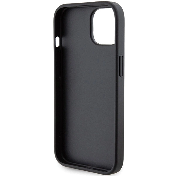 Guess Grip Stand 4G Triangle Strass case for iPhone 15 - blackeng