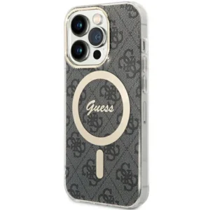 Guess IML 4G MagSafe case for iPhone 15 Pro - blackeng