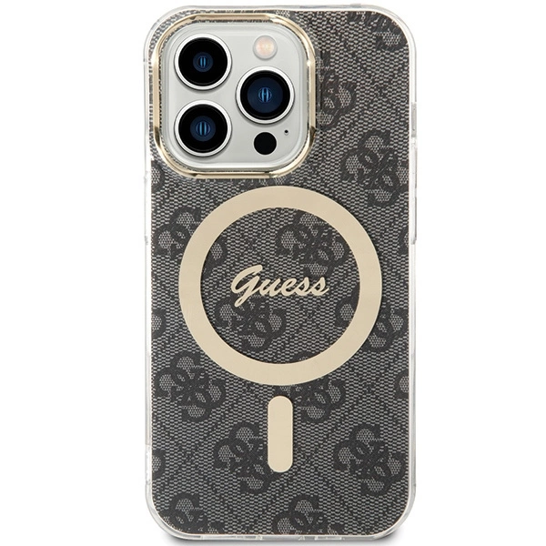 Guess IML 4G MagSafe case for iPhone 15 Pro - blackeng