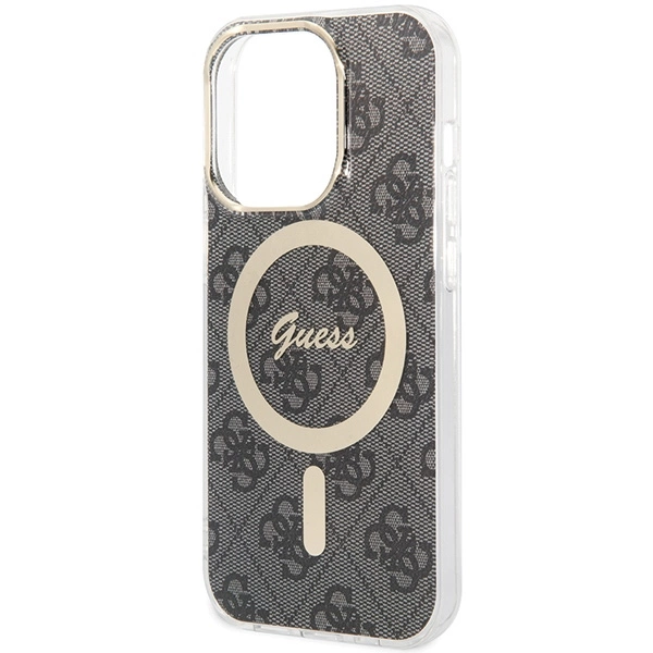 Guess IML 4G MagSafe case for iPhone 15 Pro - blackeng