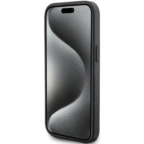 Karl Lagerfeld Quilted K Pattern case for iPhone 15 - blackeng