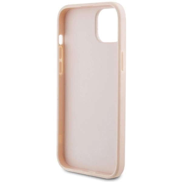 Karl Lagerfeld Quilted K Pattern case for iPhone 15 - pinkeng