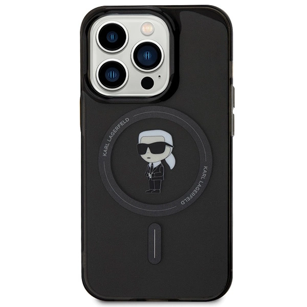 Karl Lagerfeld IML Ikonik MagSafe iPhone 14 Pro Max Case - Blackeng