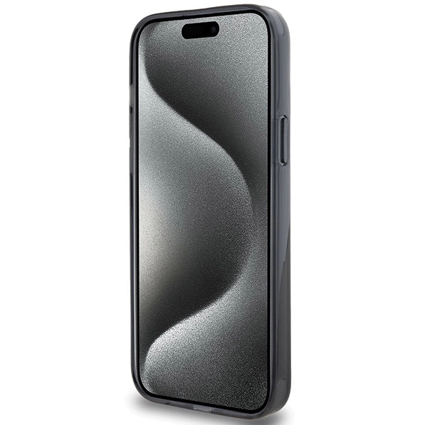 Karl Lagerfeld Ring Stand Karl Head MagSafe Case for iPhone 15 Plus / 14 Plus - Blackeng