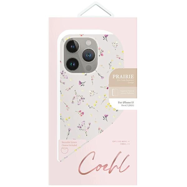 Uniq Coehl Prairie case for iPhone 15 Pro Max - beigeeng