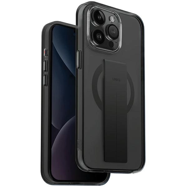 Uniq Heldro Mag Magclick Charging case for iPhone 15 Pro - blackeng