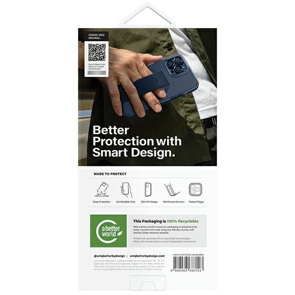 Uniq Heldro Mag Magclick Charging case for iPhone 15 Pro - blackeng