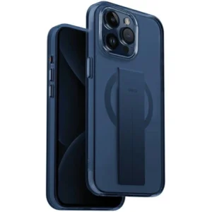 Uniq Heldro Mag Magclick Charging case for iPhone 15 Pro - blueeng