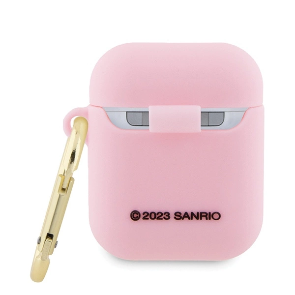Hello Kitty Silicone 3D Kitty Head case for AirPods 1/2 - pinkeng