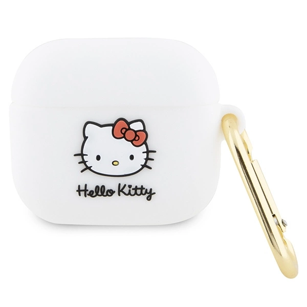 Hello Kitty Silicone 3D Kitty Head case for AirPods 3 - whiteeng