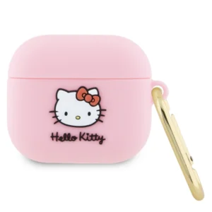 Hello Kitty Silicone 3D Kitty Head case for AirPods 3 - pinkeng