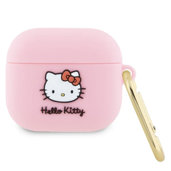 Hello Kitty Silicone 3D Kitty Head case for AirPods 3 - pinkeng