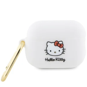 Hello Kitty Silicone 3D Kitty Head case for AirPods Pro 2 (2022/2023) - whiteeng